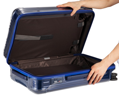 着けたまま使えるリモワ専用透明ビニール製カバー